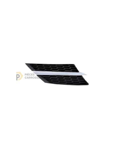 Grille pare-chocs avant droite noire-chrome pour RAV4 IV