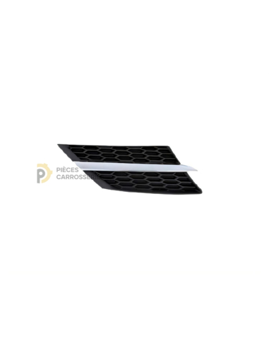 Grille pare-chocs avant droite noire-chrome pour RAV4 IV