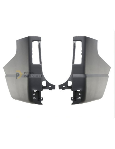 Jeu crosses pare-chocs arrière noires FIAT TALENTO II 08/2016