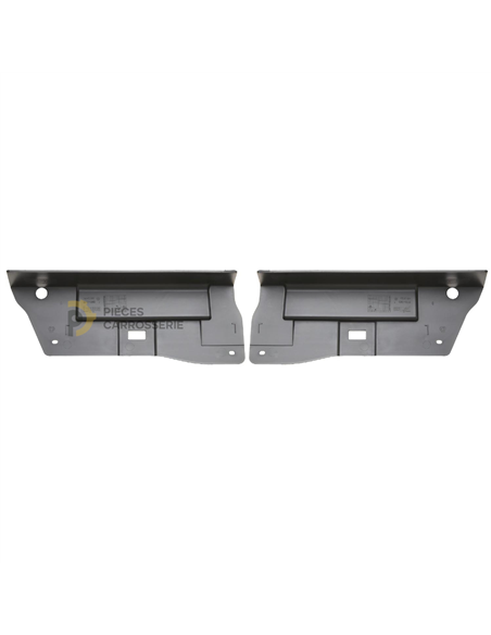 Jeu déflecteurs pare-chocs avant RENAULT CLIO IV - Kit complet