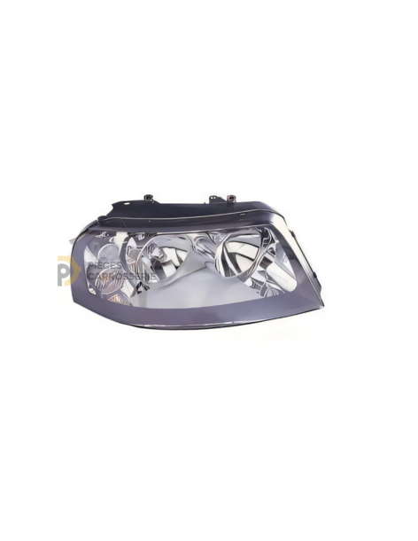 Phare droit H1+H7 Chrome pour Volkswagen Sharan I (04-10)