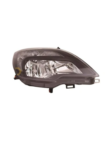 Phare droit H1+H7 noir pour OPEL MERIVA B (09/10-12/13)