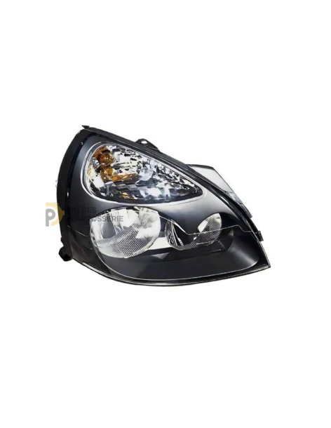 Phare droit H1+H7 [Noir] pour RENAULT CLIO Campus I 07-09