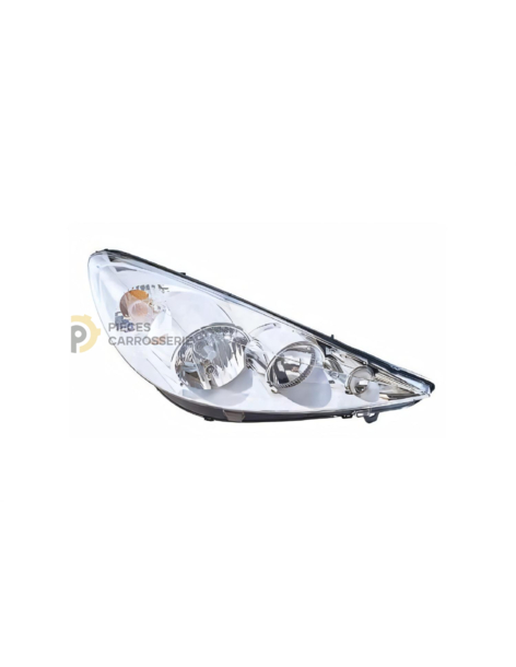 Phare droit H1+H7 PEUGEOT 206 Plus (03/2009) - Réglage électrique