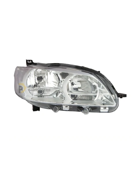 Phare droit H1+H7 PEUGEOT 301 (2012-2016) - Réglage manuel/electrique