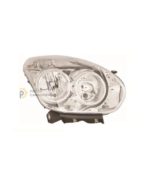 Phare droit OPEL COMBO III D H1+H7 avec feu diurne 2012-2018