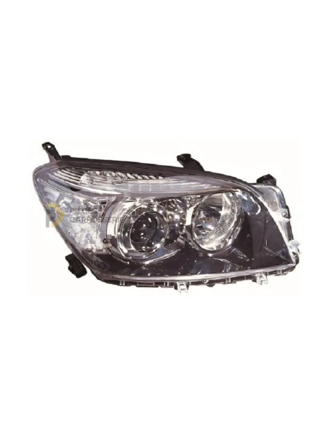 Phare Droit H11+HB3 Noir pour Toyota RAV 4 III 2006-2009