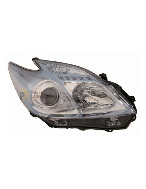 Phare droit H11+HB3 pour Toyota Prius III (06/09-02/12)