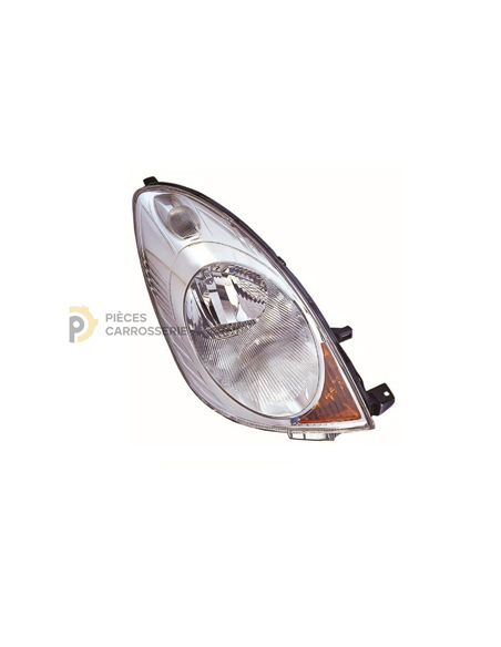 Phare droit H4 compatible HONDA JAZZ I (01/02-11/08)