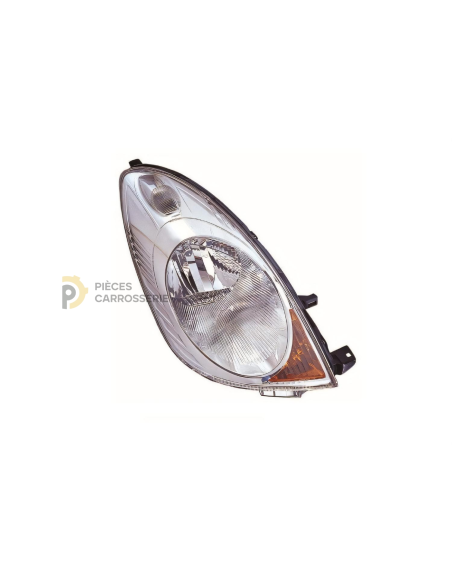 Phare droit H4 compatible HONDA JAZZ I (01/02-11/08)