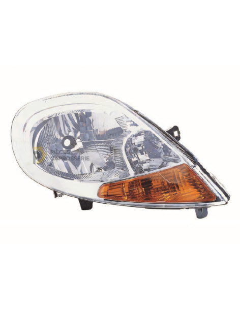 Phare Droit H4 Orange pour OPEL VIVARO I (09/2006-08/2014)
