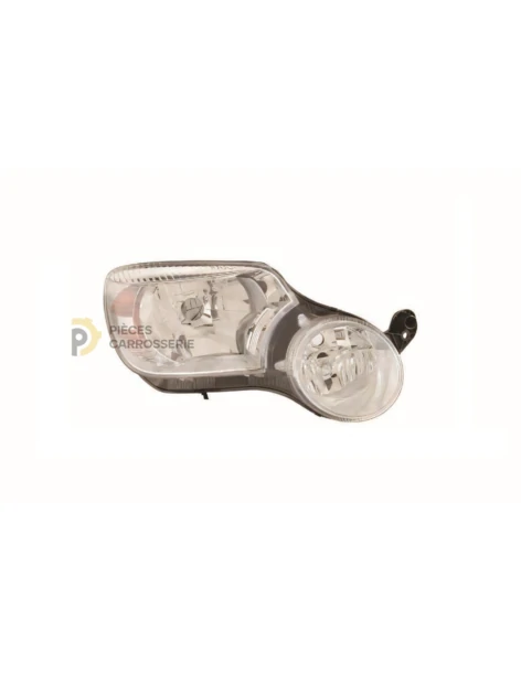 Phare H4 électrique SKODA YETI (5L) 2009-2013 avec réglage