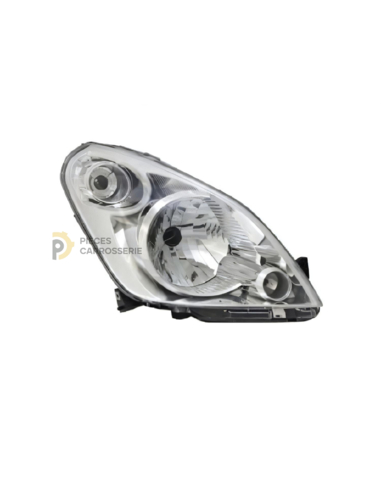 Phare droit H4 SUZUKI SPLASH 2008-2012, réglage électrique