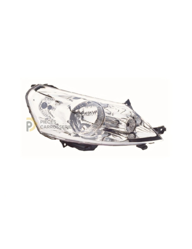 Phare droit H4 pour Toyota Proace I 2013-2016 - Électrique