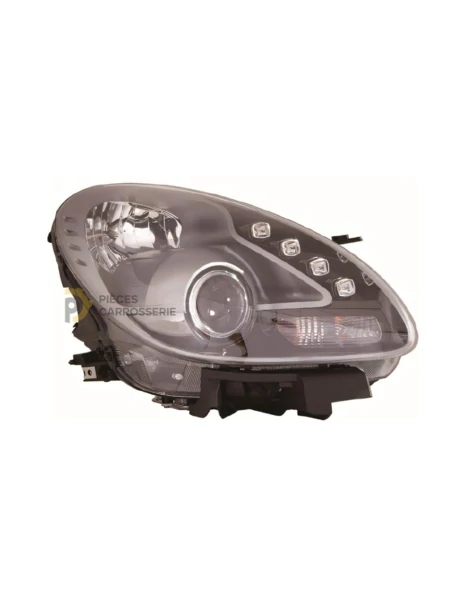 Phare droit H7+H1 Noir pour ALFA ROMEO GIULIETTA (10-16)