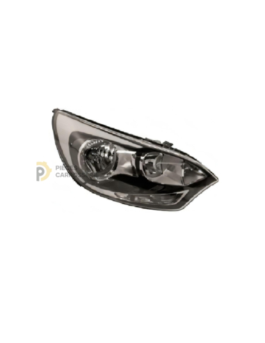 Phare droit H7+H1 [Noir] KIA RIO III (09/11-03/15)