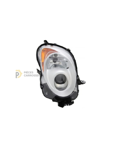 Phare droit H7+H7 Chrome pour ALFA ROMEO MITO (08-16)