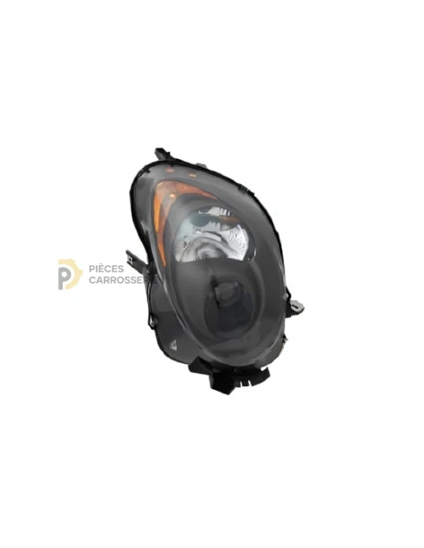 Phare droit H7+H7 ALFA ROMEO MITO noir, réglage électrique