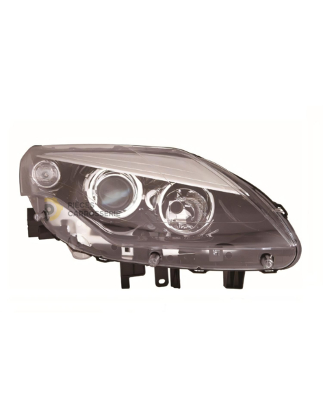Phare droit H7+H7 Noir pour RENAULT LAGUNA III (2010-2013)