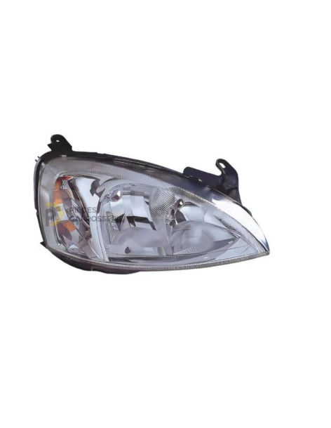 Phare droit H7 fumé pour OPEL COMBO II (2001-2011) Valeo