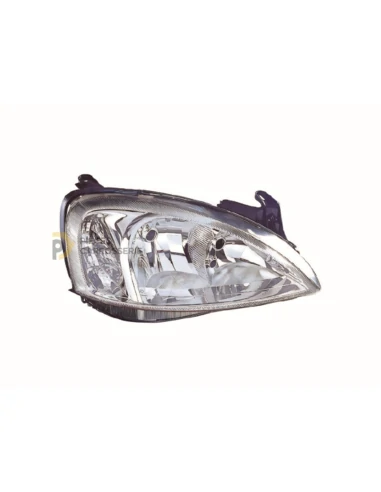Phare droit H7+H7 transparent pour OPEL COMBO II (01-11)