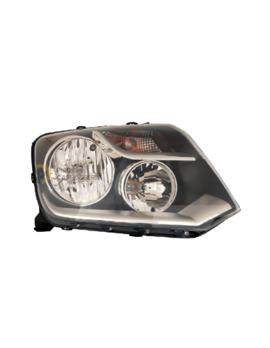 Phare droit manuel noir pour Volkswagen Amarok (09/2010+)