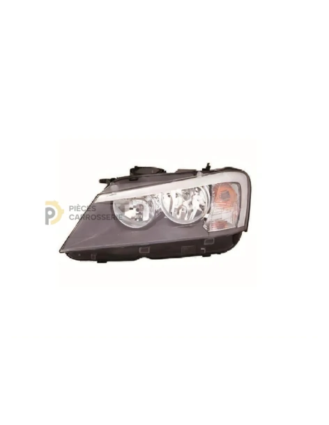 Phare gauche BMW X3 II F25 avec moteur H7+PY21W+W5W 2010-2014