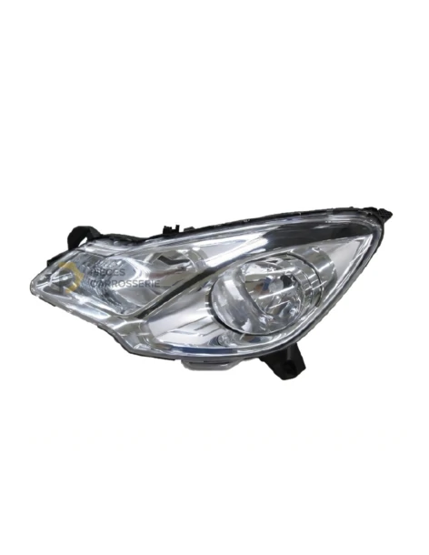 Phare gauche H1+H7 noir CITROEN DS3 (11/2009-12/2016)