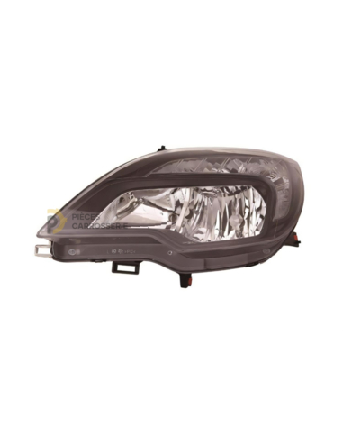 Phare gauche H1+H7 Noir pour OPEL MERIVA B (09/10-12/13)