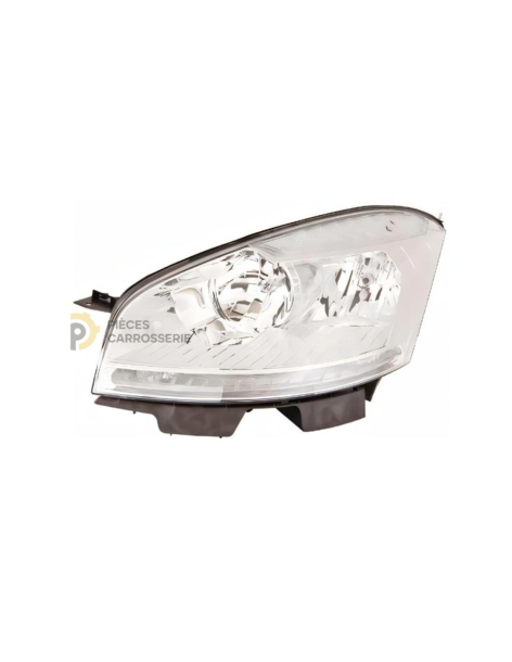 Phare gauche H1+H7 CITROEN C4 PICASSO I, réglage électrique