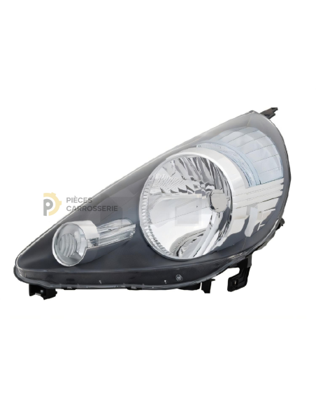 Phare gauche H4 pour Honda Jazz I (2002-2008) - Compatible