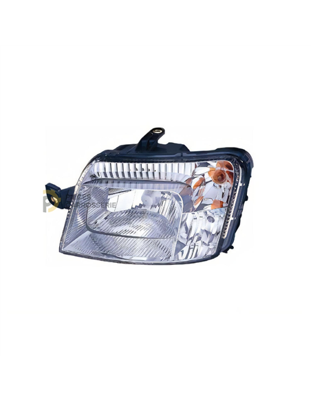 Phare gauche H4 pour Honda Jazz I (2002-2008) - Compatible