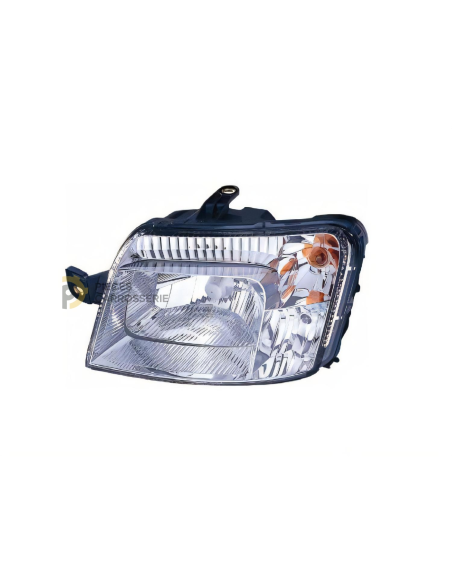 Phare gauche H4 pour Honda Jazz I (2002-2008) - Compatible