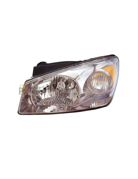 Phare gauche H4 Kia Cerato 4p (2004-2008) - Électrique  