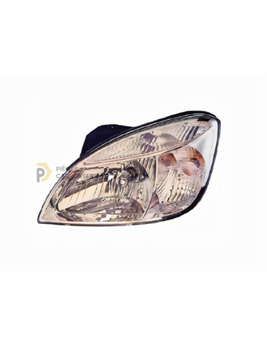Phare gauche H4 électrique chrome pour KIA RIO II (05-11)