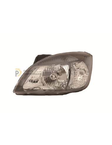 Phare gauche H4 électrique noir KIA RIO II (2005-2011)