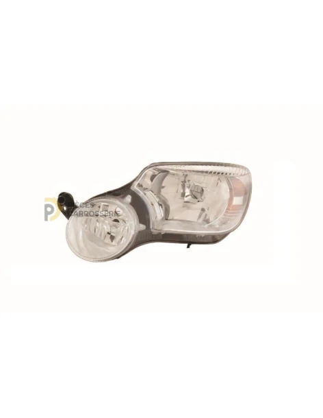 Phare gauche H4 électrique pour SKODA YETI (2009-2013)