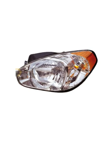 Phare gauche H4 pour Hyundai Accent III (06/2006-02/2012)