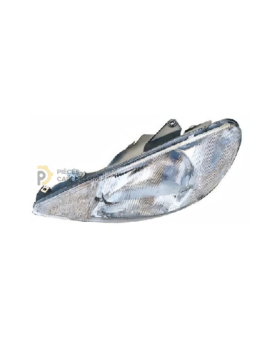Phare gauche H4 pour PEUGEOT 206 (09/98-02/09) - Électrique