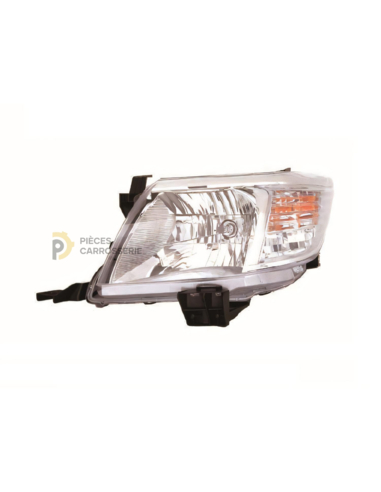 Phare gauche H4 pour Toyota Hilux Pick-Up IV (2012-2016)