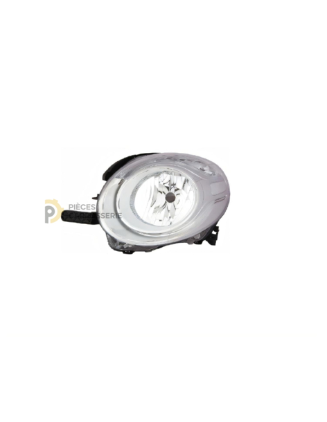 Phare gauche H7 supérieur FIAT 500L 2012-2017 avec moteur