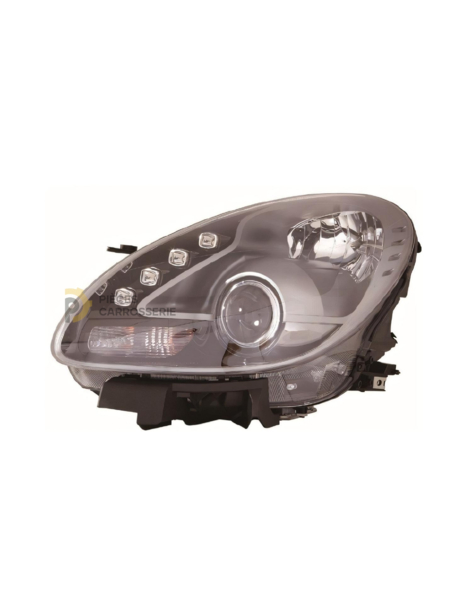 Phare gauche H7+H1 [Noir] pour ALFA ROMEO GIULIETTA 2010-2016