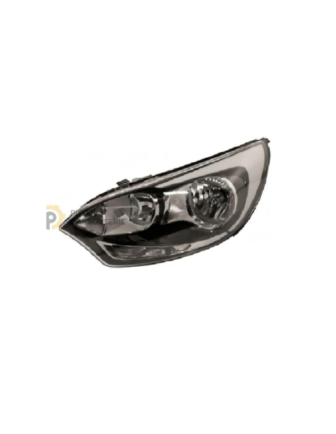 Phare gauche H7+H1 [Noir] pour KIA RIO III 2011-2015