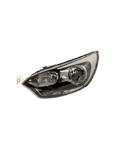 Phare gauche H7+H1 [Noir] pour KIA RIO III 2011-2015