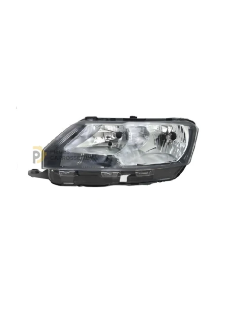 Phare gauche H7+H15 SKODA RAPID (10/2012-08/2017) électrique