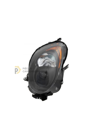Phare gauche H7+H7 noir pour ALFA ROMEO MITO (09/2008-12/2016)