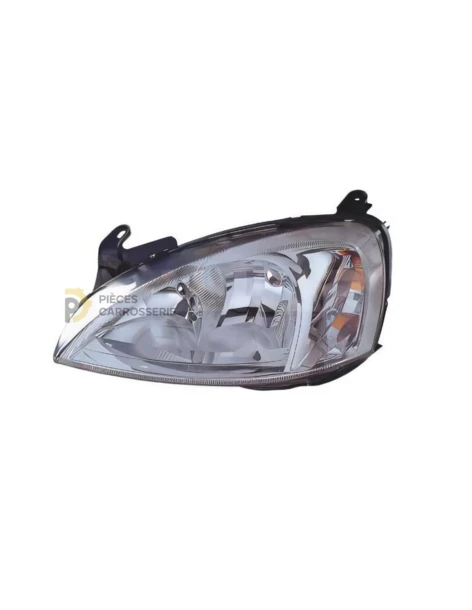 Phare gauche H7 fumé Valeo OPEL COMBO II 2001-2011