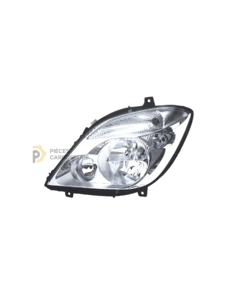 Phare gauche H7 MERCEDES Sprinter I 05/06-08/13, électrique