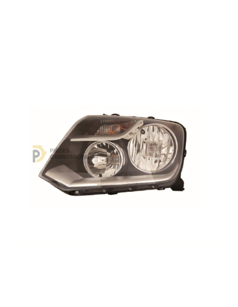 Phare gauche noir manuel pour Volkswagen Amarok jusqu'à 2012