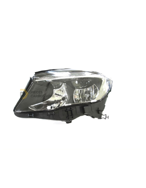 Phare gauche noir H7+H15+PY21W pour Mercedes X156 GLA 2013-2017